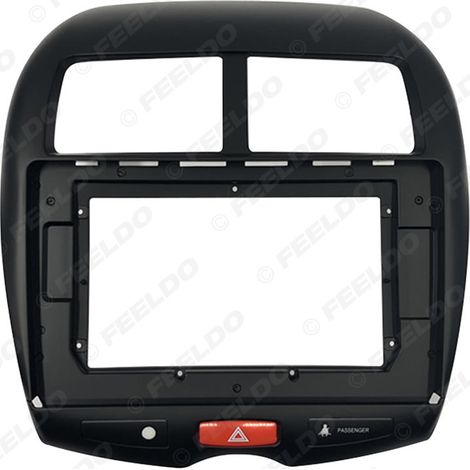 Compatible avec le panneau de modification du cadre de navigation grand écran Android Mitsubishi ASX/Peugeot 4008 (10,1 pouces).