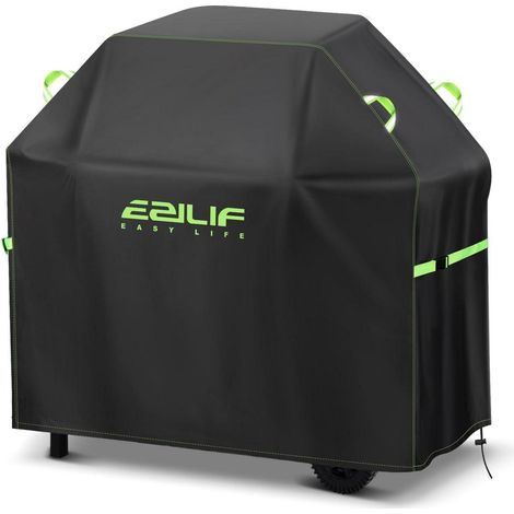 Housse de barbecue imperméable 120x60x120cm, tissu Oxford 420D, anti-UV, anti-déchirure (1/5)