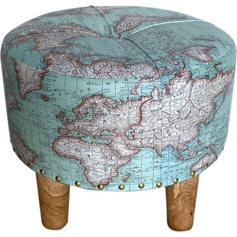 Signes Grimalt Taburete Muebles  Taburete Mueble Auxiliar Azul 40x40x33cm 24908