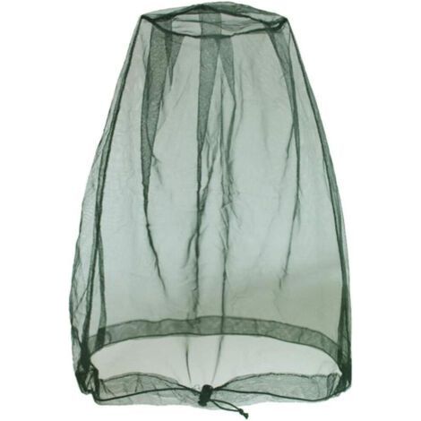 Insect Net for Head, Face, Insects, Gnats of Outdoor Activities, with Storage Bag,Green (1/5)