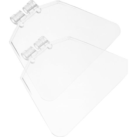 Lot de 2 Protections en Plastique pour Touret, Écran de Protection Transparent, Couverture d'angle Pratique pour Atelier, Protège Efficacement Les Débris (1/5)