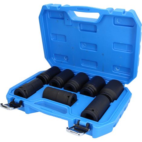 Brilliant Tools 3/4 Kraft-Stecknuss-Satz, Sechskant, 8-tlg., lang, 24 - 36 mm