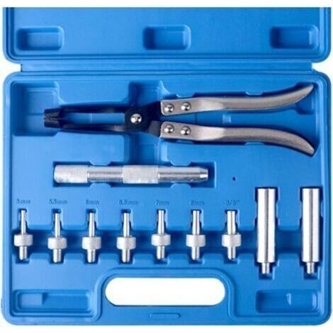 Kit de remplacement de joints de soupape auto 11 pièces avec pinces et adaptateurs compatibles (1/5)