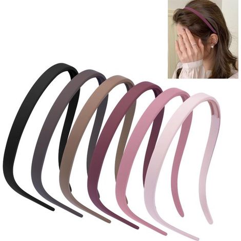 Accesorios para el cabello, tiara para mujer, 6 piezas, diadema para mujer, cinta para el cabello, cintas para el cabello, diademas, aro para el cabello, plástico (1/5)