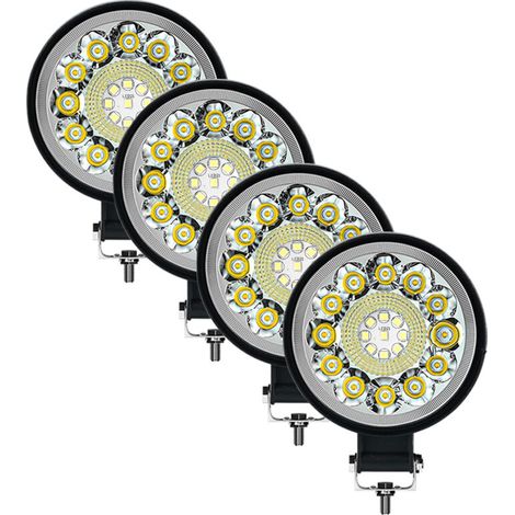 Mini barre de lumière LED 99W, projecteur， lampe de travail pour Jeep camion bateau voiture tracteur SUV ATV (1/5)
