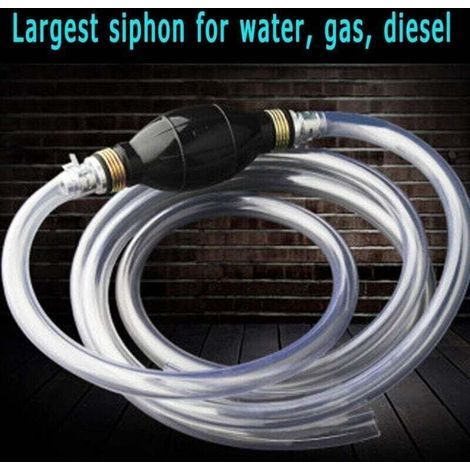 pair Poire Amorçage Pompe, Mécanique Pompage Auto Bateau Pompe, Siphon de Pompe Essence Avec Pompe de Transfert Carburant Pour Tondeuses à Gazon et Pompage Manuel D'essence, D'eau, D'alcool et Plus En