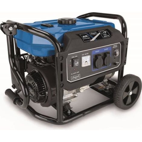 Scheppach – Groupe électrogène 2800W essence – Autonomie 8h – Poids 22kg – Niveau sonore 96dB – Transportable avec poignées ergonomiques - SG3200x (1/5)