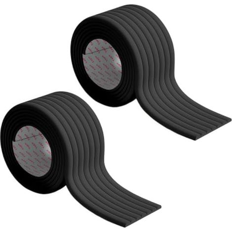 Isolation de Tuyau, 2 Pièces D'isolation de Tuyaux Extérieurs de 6 m x 8 cm  Isolation Autocollante pour Tuyaux de Chauffage en Caoutchouc Nitrile pour Protection Optimale des Canalisations D'eau (1/5)