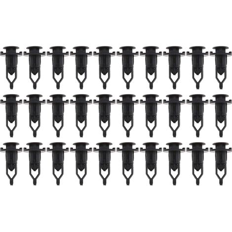 Pack of 30 car bumper fixing clips 52161-0K040 52161-02020 compatible with Lexus Toyota (1/5)