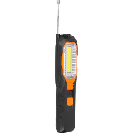 Tragbare, drehbare, per USB aufladbare COB-LED-Inspektionsleuchte mit Magnet für Kfz-Werkstätten. LED-Arbeitsleuchte mit Fernbedienung und Magnet. (1/5)
