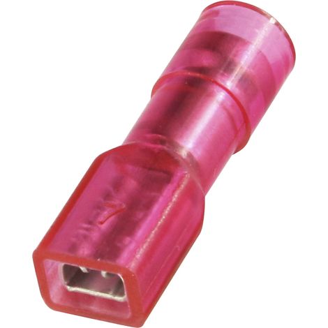 Cosse faston RS PRO, 0,5 1,5 mm2, 22 16 AWG, Isolé, Rouge