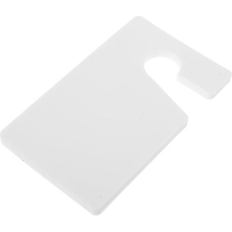 Étiquettes Vierges Usage Polyvalent en PVC Lot de 10 Panneaux Suspendus Installation Facile Blanc pour Permis de Stationnement pour Rétroviseur Adaptées à Divers Types (1/5)