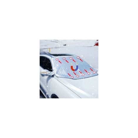 Autofensterabdeckung, 170 x 143 cm, Sonnenschutz, Fensterabdeckung mit 9 Magnetverschlüssen zum Schutz vor Sonne, Schnee, Staub, Eis und Frost. (1/5)