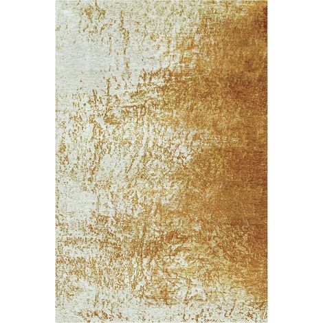 Tapis intérieur extérieur marron jacquard antidérapant - 80 x 150 cm (1/5)