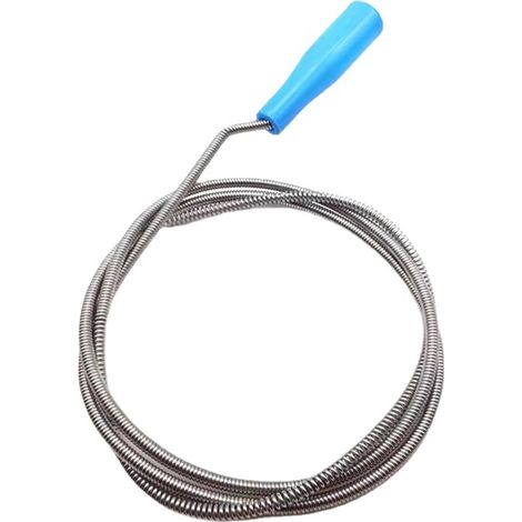 Dragueuse manuelle, drague d'égouts, drague galvanisée robuste pour toilettes, outil de dragage de canalisations