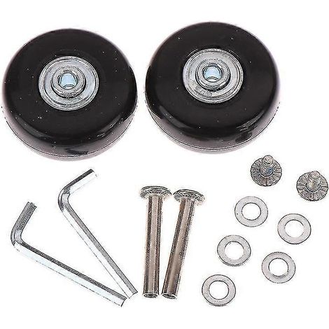 Koffer-Ersatzräder, Koffer-Reparatur, 50-mm-Achsen (Deluxe) + Schraube (Hfmqv)