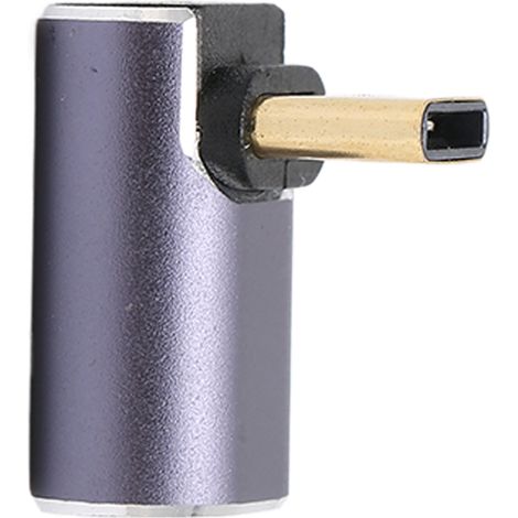 Adaptateur Angle Droit USB-C Femelle vers Mâle 40G 8K 120Hz 100W pour Périphériques USB-C