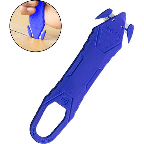 Mini cutter, lame en céramique verrouillable, utilisable par les droitiers et les gauchers, ouvre-boîte porte-clés magnétique, 1 mini cutter - Lame en place (1/5)