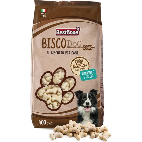 1 kg (sac) de mini-biscuits aux pommes: BON MATIN Biscuits aux céréales complètes avec calcium pour les chiens (1/3)