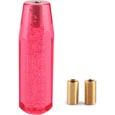 Pommeau de levier de vitesse universel en cristal rouge de 15 cm (5,9 pouces) pour véhicules à transmission manuelle (1/5)