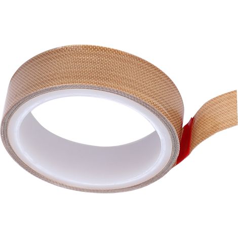 Ruban adhésif en PTFE résistant à la chaleur, isolant thermique, rouleau de 0,18 mm x 13 mm, 10 m