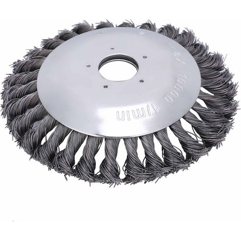 Roue de désherbage rotative pour tondeuse - Accessoire de jardin professionnel