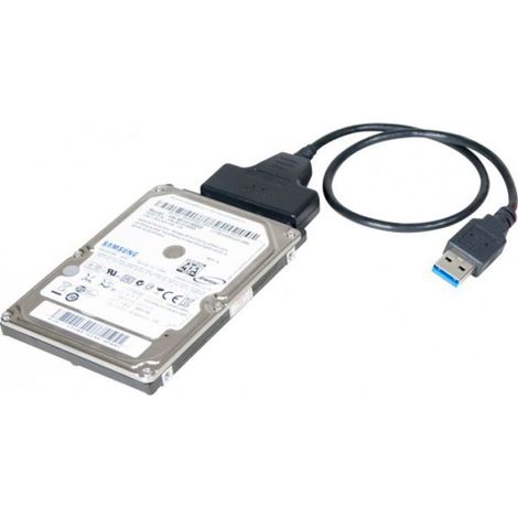 Adaptateur Usb 3 0 Vers Sata - Pour Disque Dur 2 5 Pouces Et Ssd - Auto Alimenté - 1 Pièce (1/2)