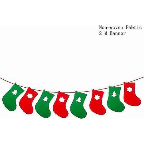 Bannière de Noël avec le Père Noël, décorations de Noël pour la maison, ornements à suspendre, fête de Noël, Navidad Kerst, Nouvel An 2018 (1/5)