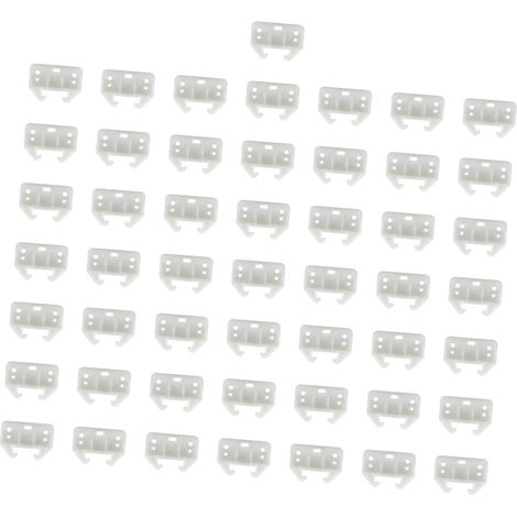 Guides de tiroir universels pour tiroirs d'armoire, matériel de remplacement durable pour meubles (1/4)