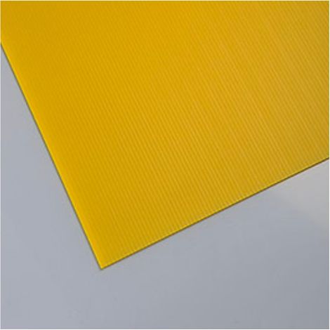 LASTRA ALVEOLARE "PLASTONDA" 50X150 SP.2,5MM GIALLO