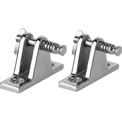 2 Pièces Charnière Rapide en Acier Inoxydable pour Trappe de Pont Bateau, Accessoire à Goupille 90° (1/5)