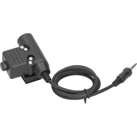 Adaptateur Casque Câble PTT U94 Compatible YAESU Vertex VX‑6R VX‑7R Radio (1/5)