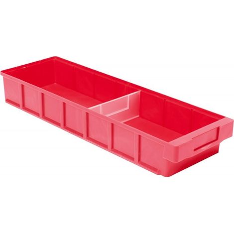 compartimentooo para piezas pequeñas VKB 600x186x83 mm rojo