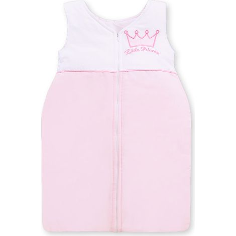 Saco de dormir de algodón para niños de 6 a 12 meses, talla M, TOG 2.5, aislante para todo el año, color rosa Little Princess. (1/5)