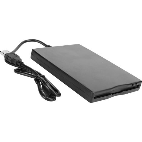 Lecteur de disquettes portable 3,5 pouces, lecteur de cartes, accessoire informatique externe amovible (1/5)