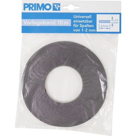 Primo Vorlegeband schwarz, 10 Meter Türdichtungen & Fensterdichtungen
