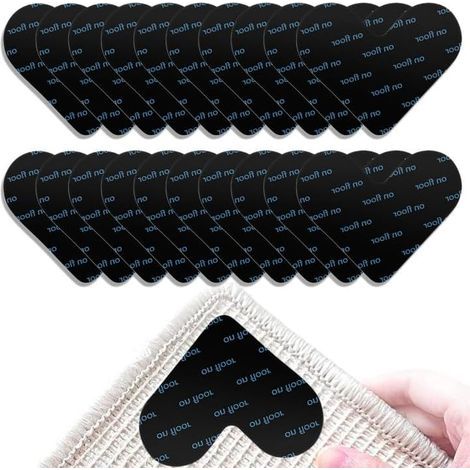 Set of 16 reusable and washable anti-slip carpet clips, strong grip, 2 mm thick (1/5)