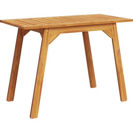 Garten-Esstisch 110x56x75 cm Massivholz Akazie vidaXL