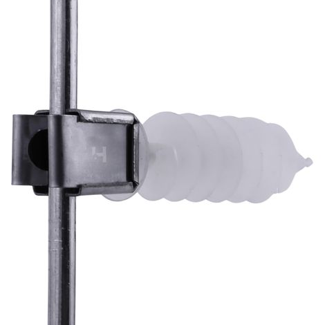 HausHeld Runddraht - Halter INOX V4A für Styropor - 95x20 mm (1/5)