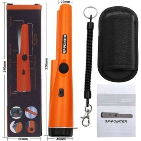 Vente chaude-Détecteur de Métaux Pinpointer, Metal Detector métal Pinpointer Accessoires de Détection de Pointeur de Métal Etanches à l'eau et à Balayage IP66 Etanches pour Chasse aux Trésors ,de DEBU (1/4)