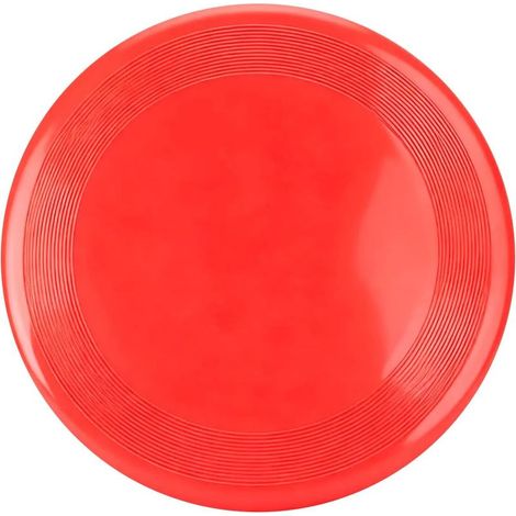 Frisbee en caoutchouc naturel rouge, durable, résistant aux morsures, léger et flexible, conçu pour les chiens de petite et moyenne taille, parfait pour jouer à la balle. (1/5)