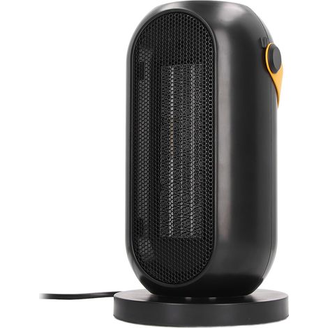 Chauffage d'appoint électrique oscillant avec poignée en cuir PU, protection anti-basculement et anti-surchauffe, pour bureau et maison, prise européenne 220 V