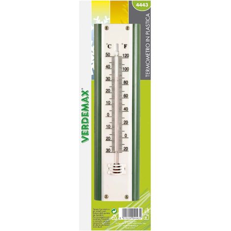 termometro plastica mm 220x58