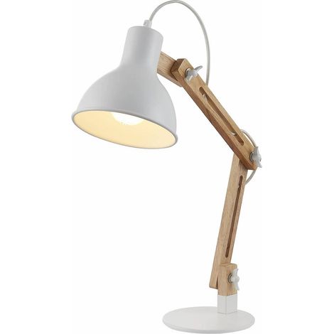 Table Lamp 'Shivanja' made of Wood for Office & Workroom