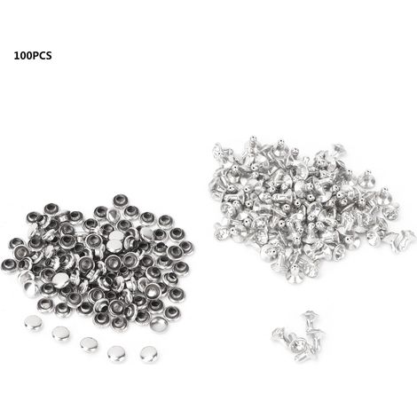 Clous Rivets 6mm à Cristaux pour Décoration de Cuir DIY et Maroquinerie (1/5)