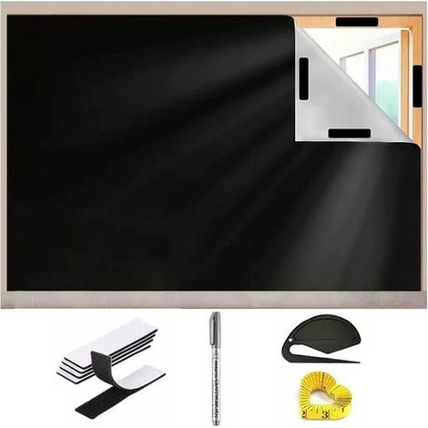 Verdunkelungsrollo – 200 x 145 cm – Verdunkelungsstoff – Tragbar – Ausführung B (1/5)