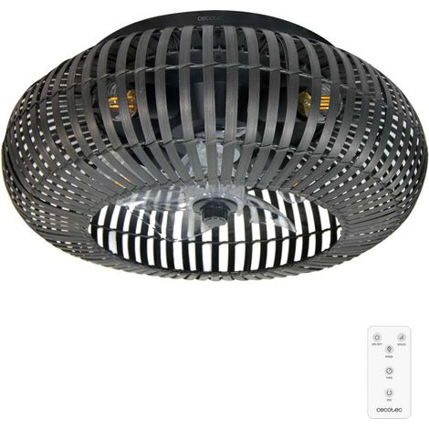 Ventilatori da soffitto EnergySilence LampAero 600 Natural DarkWood Cecotec
