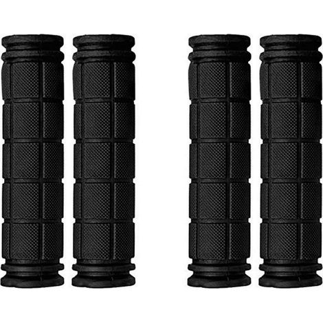 Fahrradgriffe rutschfest Gummi 2 Paar für MTB BMX Scooter Schwarz (1/5)