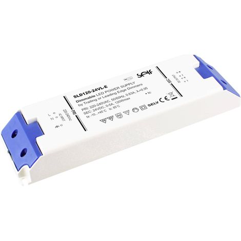 Self Electronics SLT75-24VL-E Driver de LED à tension constante 75 W 3.1 A 24 V/DC montage sur des surfaces inflammables, homologué pour les meubles C154721 (1/3)