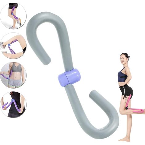 MINKUROW Recortador De Muslos, Entrenador De Muslos, Entrenador De Piernas, Entrenador De Piernas Multifuncional, Bicicleta Estática Para Muslos, Entrenador De Brazos Moldeador De Cuerpo (Gris) (1/5)